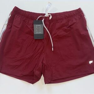 Fabletics Men's Burgundy Athletic Shorts